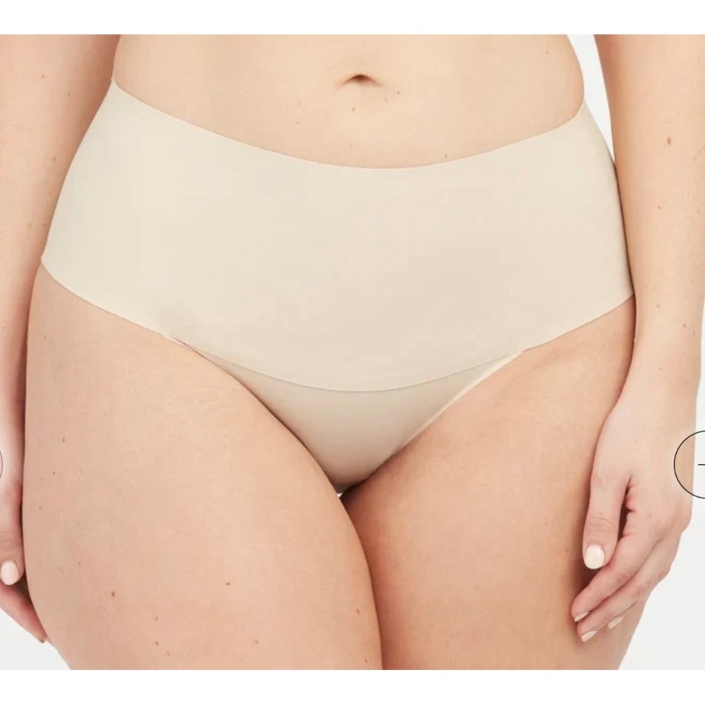 Spanx Undie-tectable Brief Smoothing Waistband Beige Size L